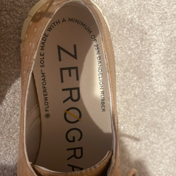 Cole Haan, the Mens' ZERØGRAND Remastered Wingtip Leather Oxford Size 7W - Picture 7 of 9